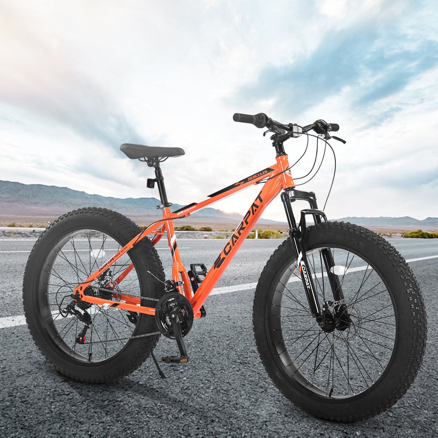 TerraForce™ City-Cruizer – 26" Fat Tire Mountain Bike (21-Speed, Full
