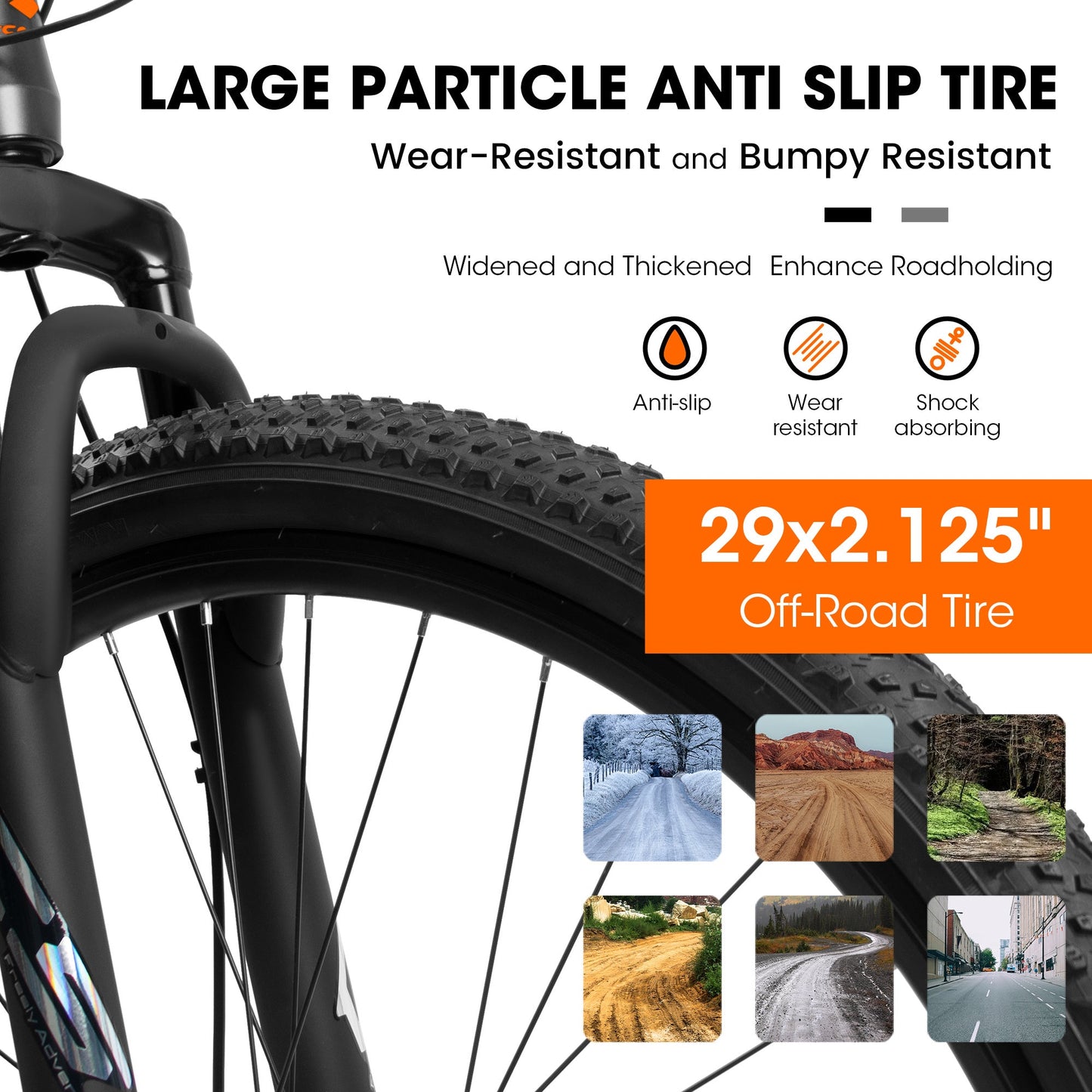 Ecarpat™ City-Cruizer – 29" Pro-Series Mountain Bike (21-Speed)