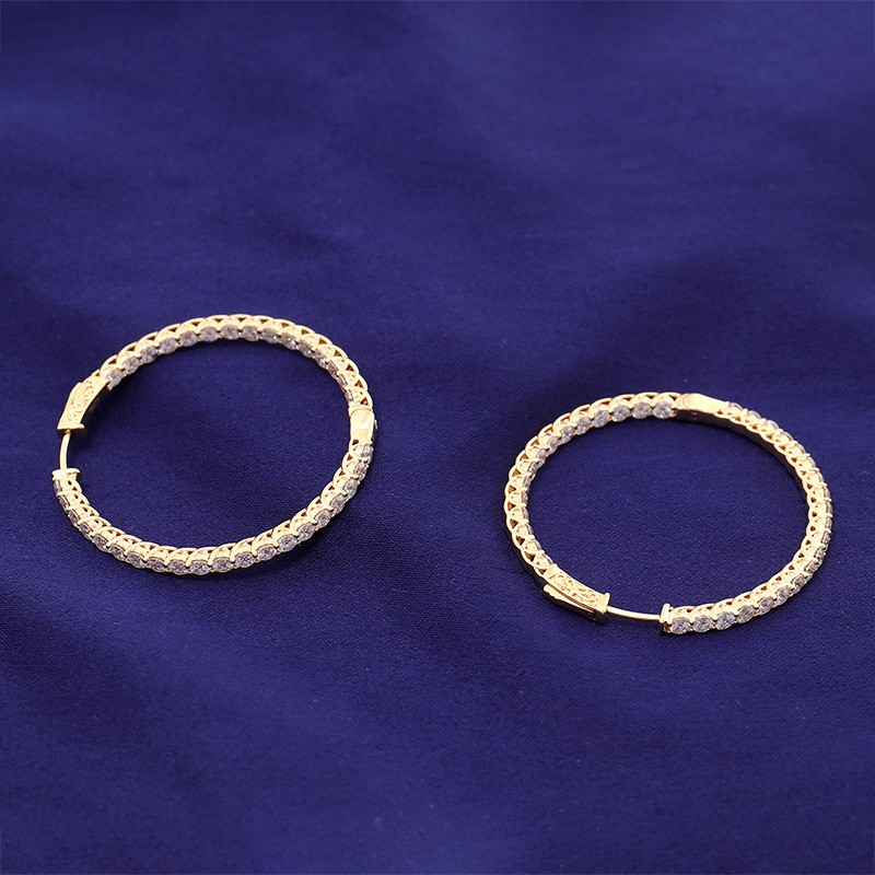 Personalized Big Diameter Earrings – Luxury Statement Jewelry