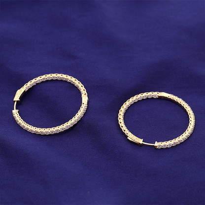 Personalized Big Diameter Earrings – Luxury Statement Jewelry