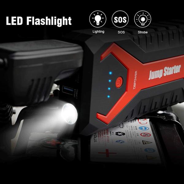 2000A 20800mAh Portable Car Jump Starter Auto Battery Booster Pack