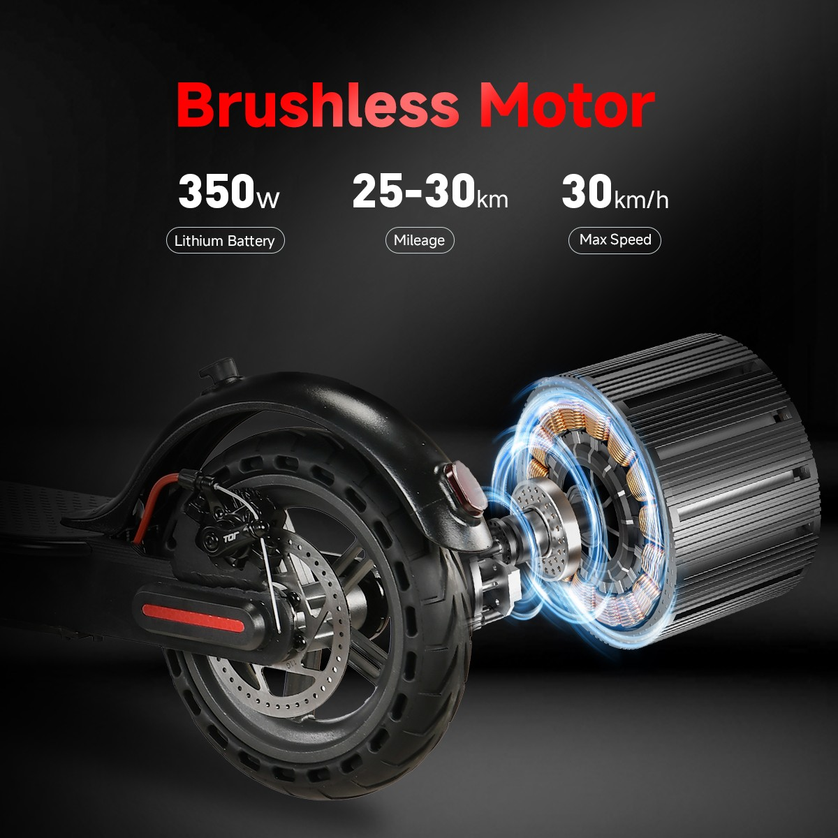 VoltStrider™ Esprit Urban Eight – 8.5" Smart Electric Scooter (36V,