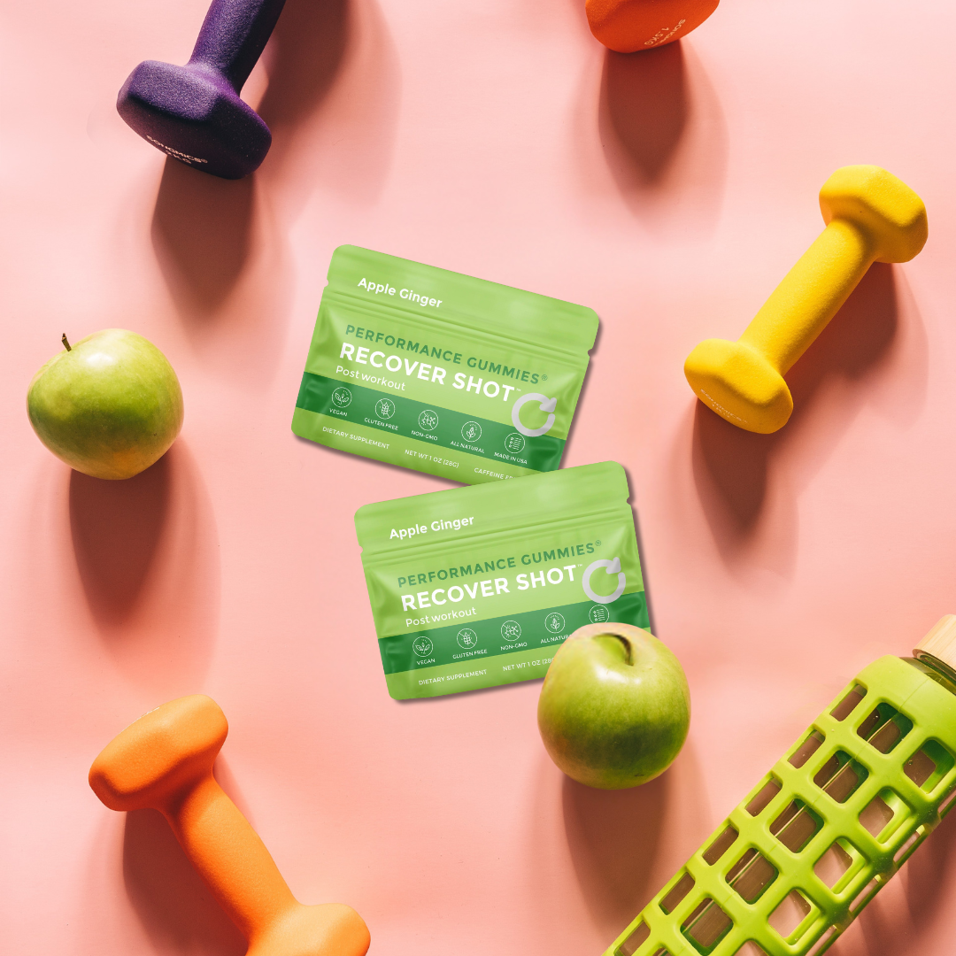 Apple Ginger Recovery Gummies – Post-Workout Snack | 12-Pack