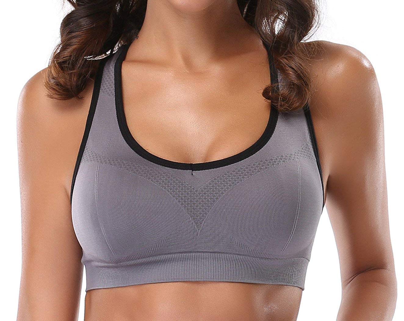 JupiterGear Women’s Stylish Racerback Athletic Sports Bra | Padded