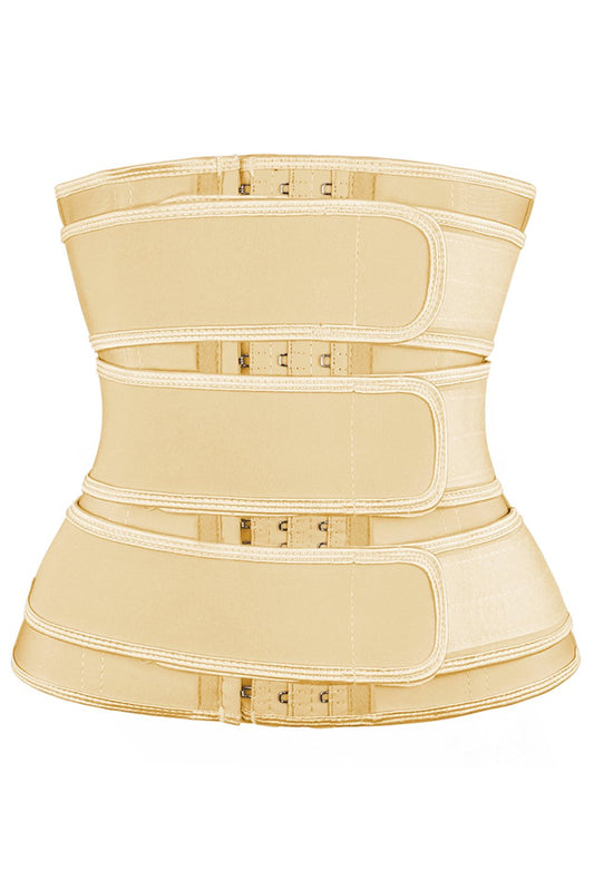 9 Steel Bone Latex Waist Belt – Adjustable Compression Wrap for Everyday Support