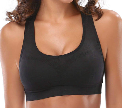JupiterGear Women’s Stylish Racerback Athletic Sports Bra | Padded