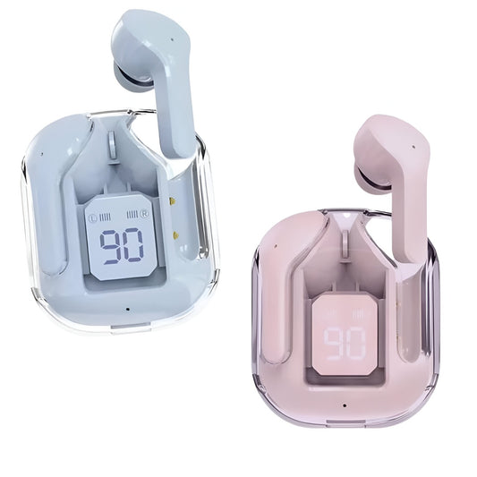 AMAN ENTERPRISES Bluetooth Earbuds Combo Pack (Blue & Pink) –