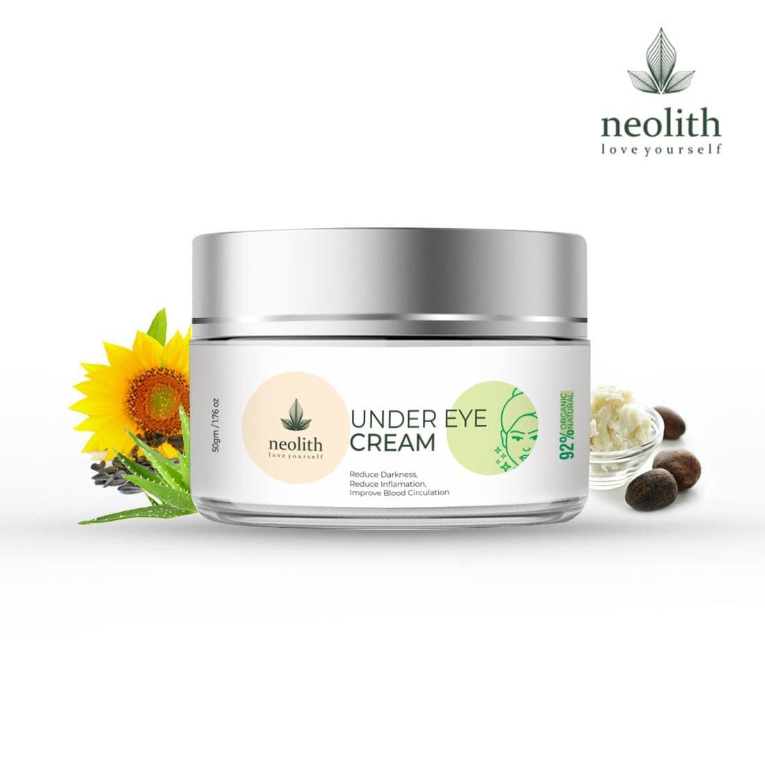 Neolith Under Eye Cream for Dark Circles, Wrinkles, Puffiness, Fatigue