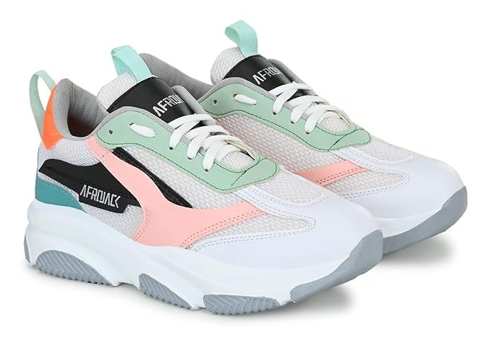 AFROJACK Womens Casual Shoes | Sneakers | Lace up| Lightweight Shoes