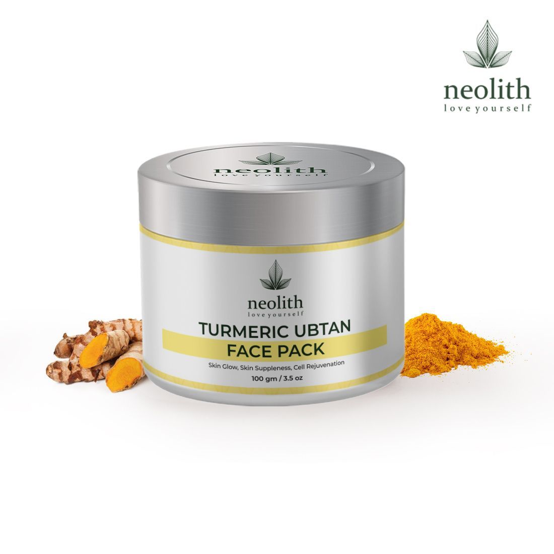 Neolith Turmeric Ubtan Face Clay Mask for Anti-acne, Skin Brightening,