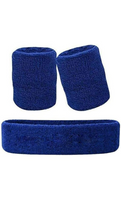 Headband Wristband for Sports Gym Workout (1Headband -2 Wristbands)