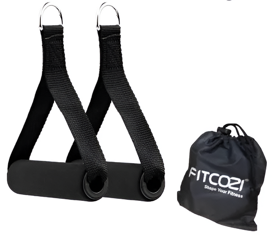 Exercise Handles for Gym Cable Machine Size 5.5 Inch Color BLACK