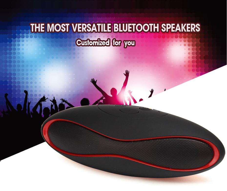 Wireless Bluetooth portable mini loudspeakers for laptop phone FM