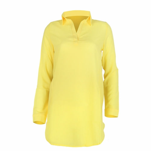 Summer Sexy V Neck Short Beach Dress Chiffon White Mini Loose Casual T