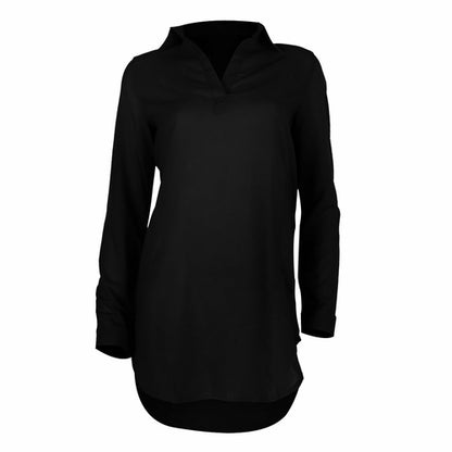 Summer Sexy V Neck Short Beach Dress Chiffon White Mini Loose Casual T