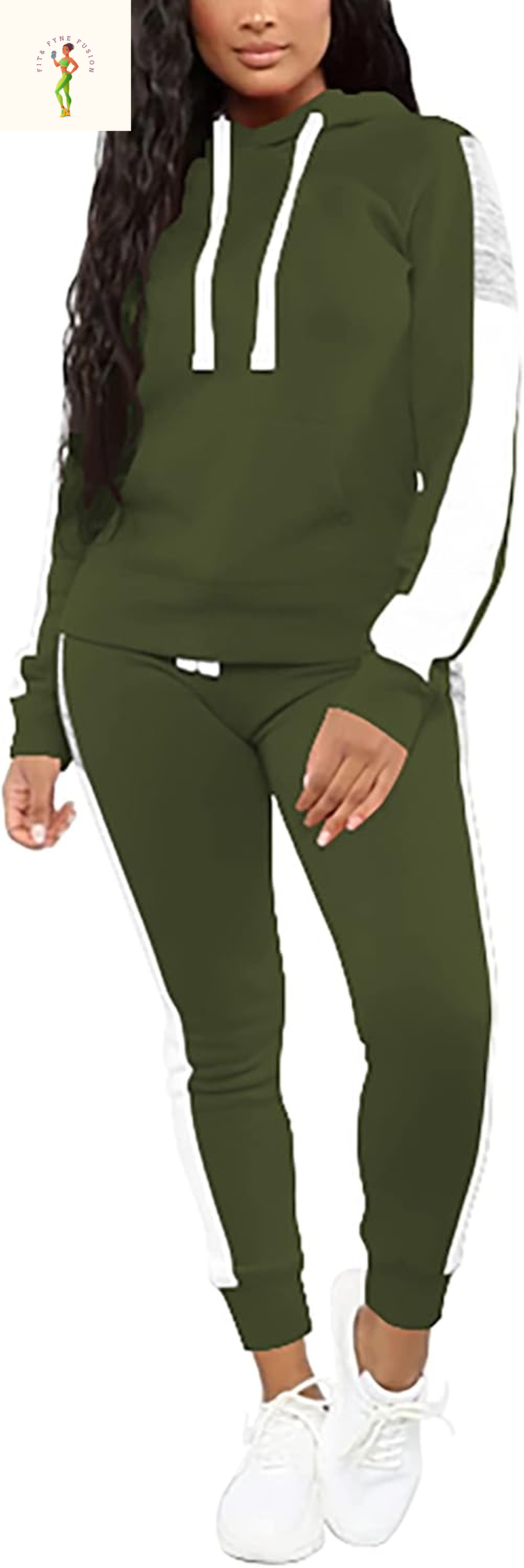 Fooullaide Sweatsuits for Women Set 2 Piece Outfit Long Sleeve Hoodies Jogging Suits Sweatpants Lounge Tracksuit with Pocket