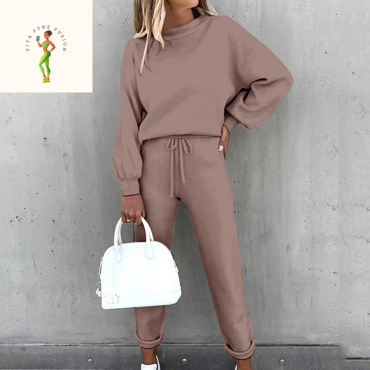 Jsaierl Women'S 2 Piece Outfits Long Sleeve Pullover Sweatshirt Jogger Pants Sweatsuit Lounge Sets Fall Outfits for Women 2024