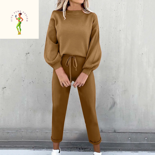 Jsaierl Women'S 2 Piece Outfits Long Sleeve Pullover Sweatshirt Jogger Pants Sweatsuit Lounge Sets Fall Outfits for Women 2024