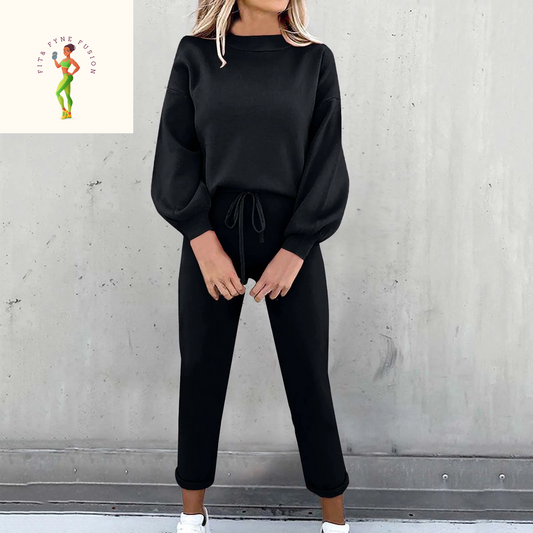Jsaierl Women'S 2 Piece Outfits Long Sleeve Pullover Sweatshirt Jogger Pants Sweatsuit Lounge Sets Fall Outfits for Women 2024