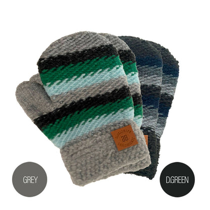 Sierra Socks 2-Pack Knit Mittens for Babies & Toddlers, Perfect Unisex