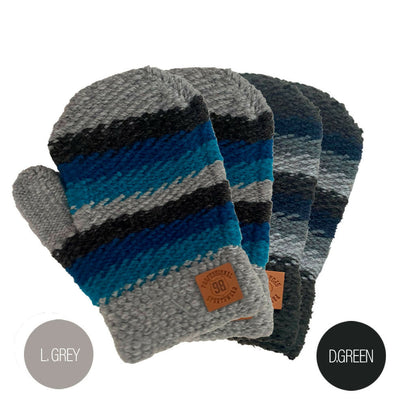 Sierra Socks 2-Pack Knit Mittens for Babies & Toddlers, Perfect Unisex